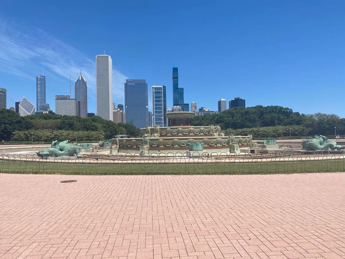 Fountain from opening credits