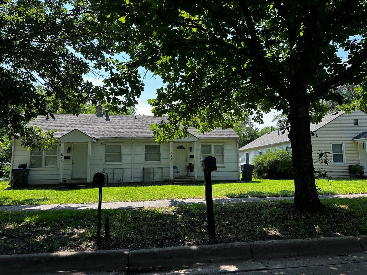 843 S. Pershing Street, Wichita. Location where Nancy Fox was killed. 