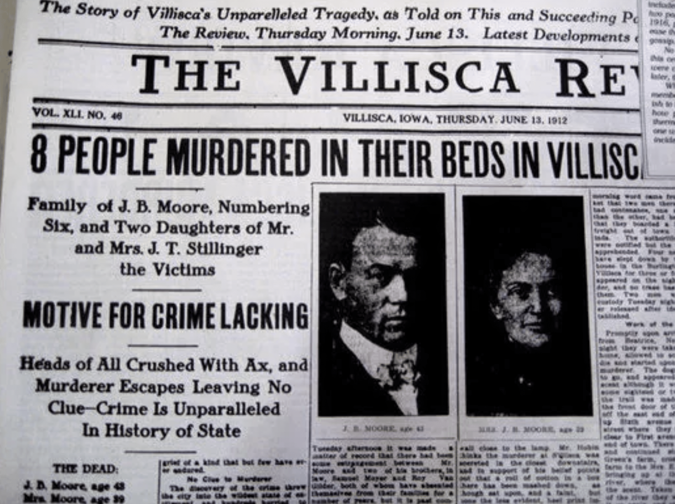 Image from The Chilling Story of the Villisca Murder House Tragedy