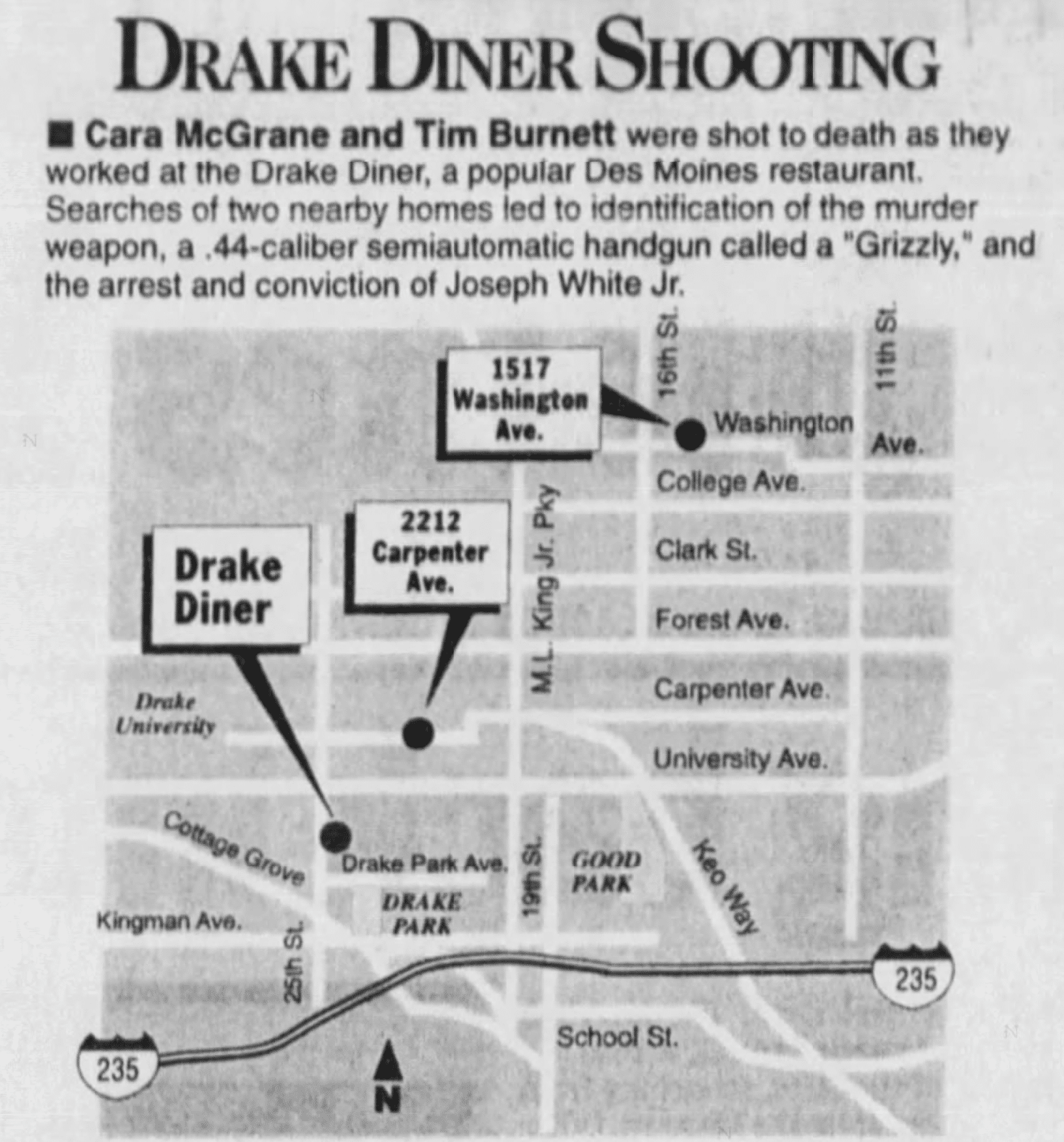 Image from Drake Diner Tragedy: Remembering Cara McGrane and Tim Burnett