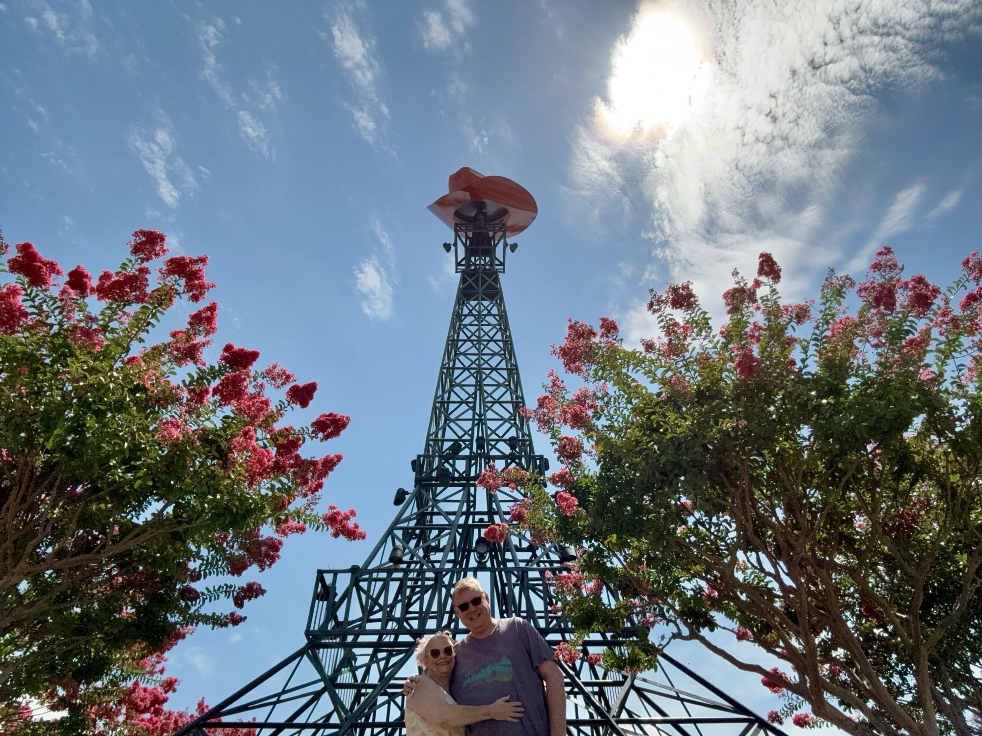 Eiffel Tower with Cowboy Hat